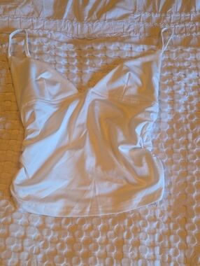 White Spaghetti Strap Cami Top